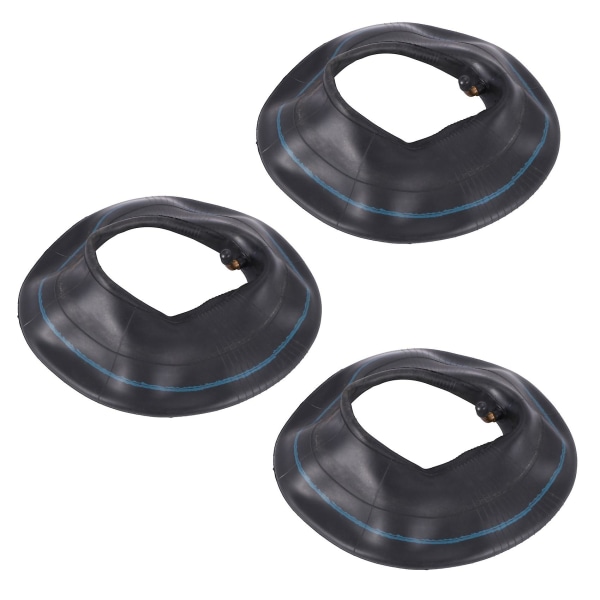 3x 3.50 / 4.00-6 Dekkslange Inner Tube Dekk Hjul 350 / 400-6 Innertube Mini Moto Gummiventil 6 black