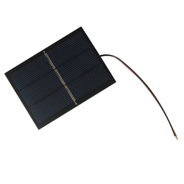0,65W 1,5V solcellepanel med ledning solcellelimplate DIY solcellepanel 60*80MM