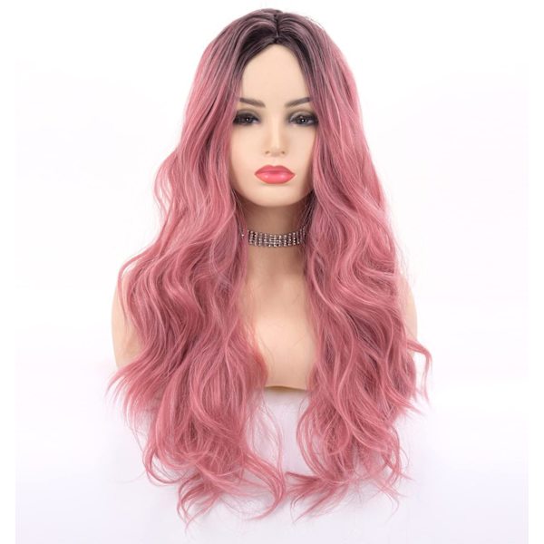 Brun damperuk med rosa gradient