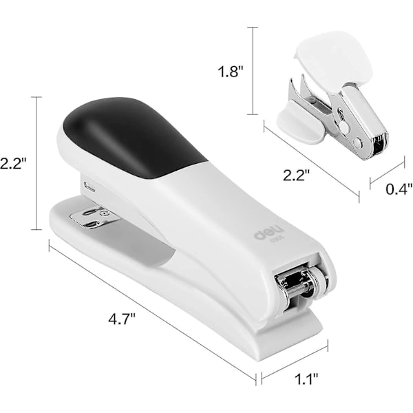 Kontorhefteapparat, Medium Hefteapparat, Hvit