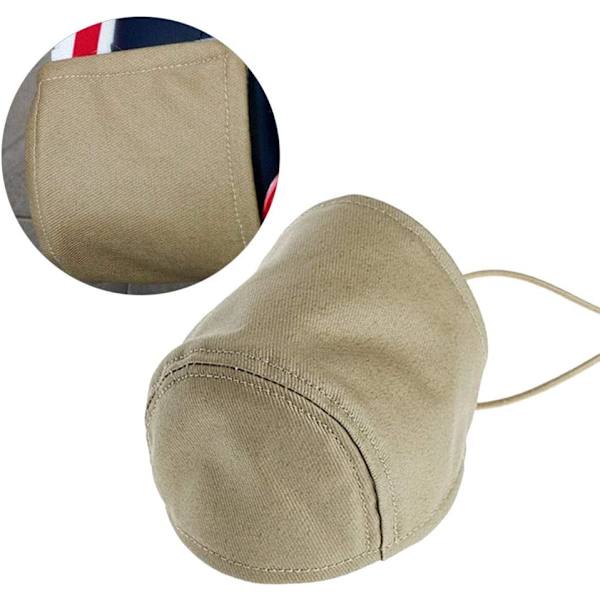Hälsskydd för körskor Hälsskyddsskydd Hälplatta för förare 1 par (Khaki)