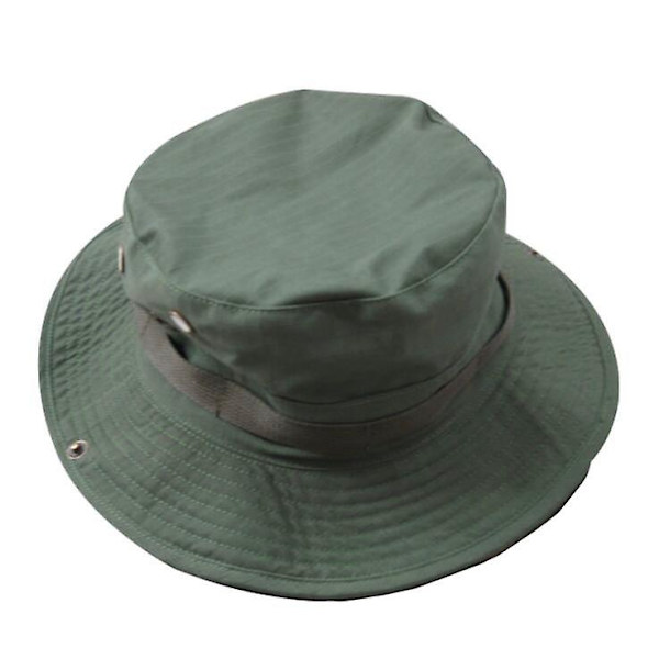 Kamouflage Taktisk Keps Militär Booniehatt US Army Kepsar Camo Män Utomhussporter Solhatt Fiske Vandring Jakt Hattar Tw Army green-01