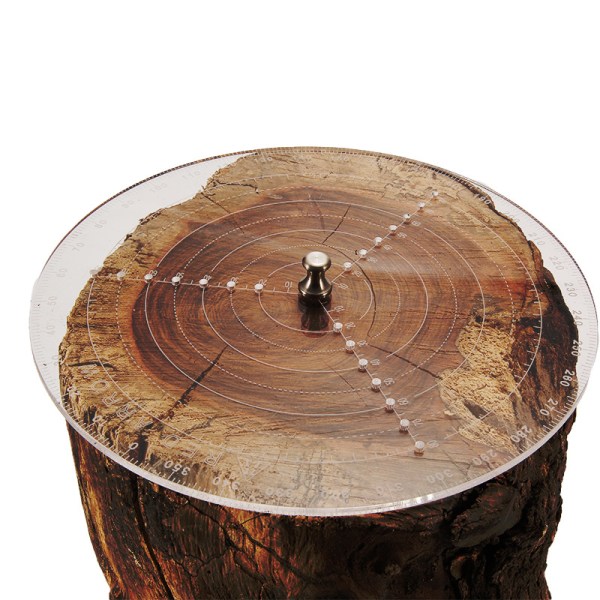 Träbearbetning Kompass Cirklar Ritverktyg Akryl Exakt skala Centreringslinjal för träsvarvare Turners Skålar Svarv Arbete 200MM