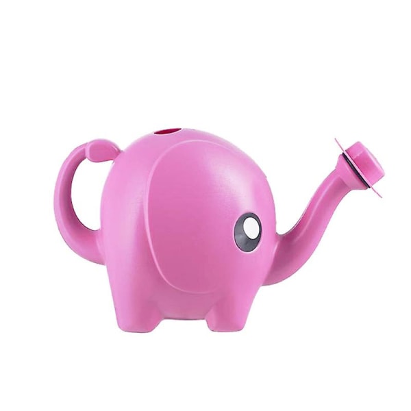 1l Utendørs Elefant Vannkanne Hjem Hageplen Hagearbeid Plante Utendørs Søt Tegneserie Pink
