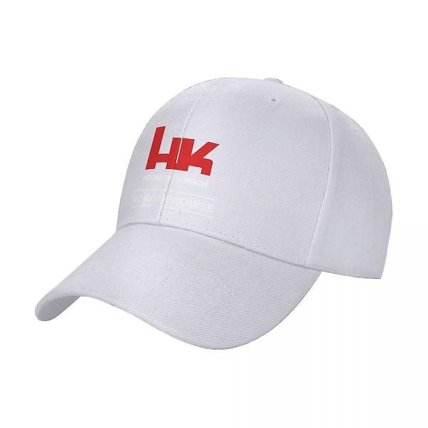 Mænd Kvinder Våben HK Kompromis Kasket Mode Baseball Kasket Snapback Kasket Heckler Koch Hat Solhat Åndbar Sportskasket Sommer White One Size