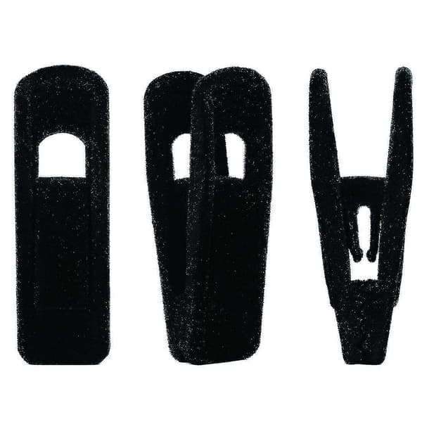 Sammetshängare Clips 20-pack, halkfria sammetsclips, hållbara
