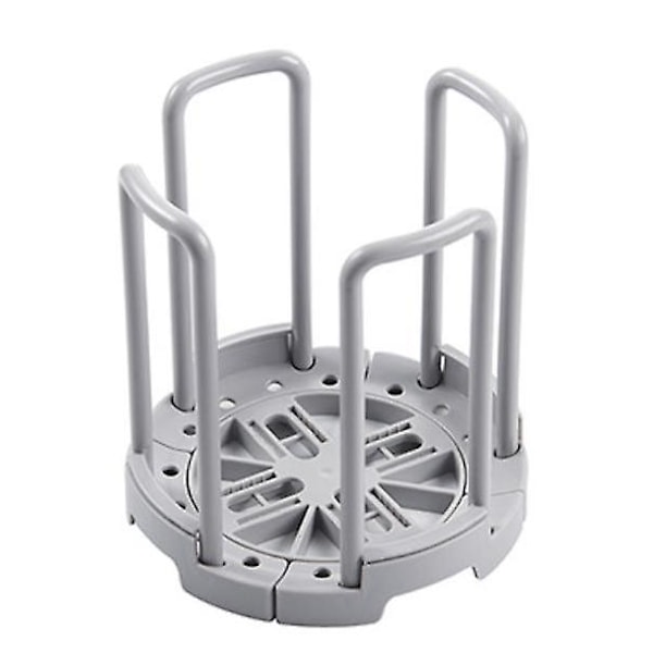 Kök Multifunktionell Utdragbar Avtagbar Dish Rack (Grå)