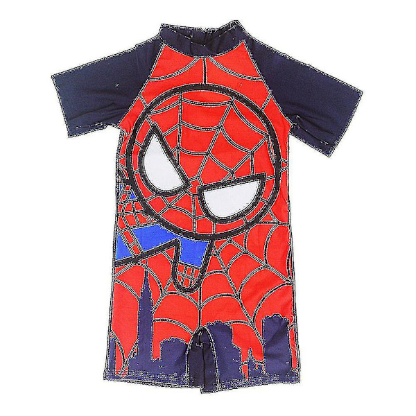 3-11 år Barn Superman Badkläder En-delad Baddräkt Baddräkt Spiderman - A 3-4 Years