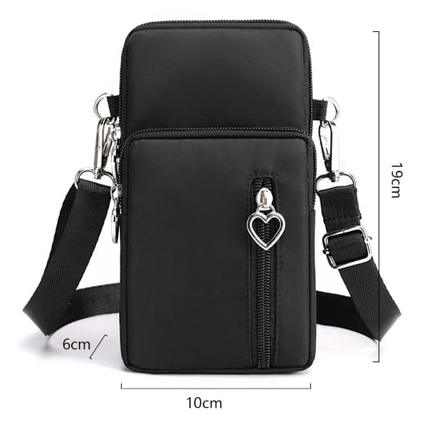 Mini crossbody-plånbok och telefonfodral