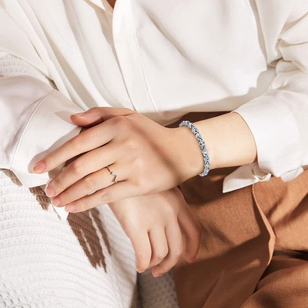 Lenkearmbånd Damearmbånd Magnetisk Armbånd for Leddgikt Spenne Helse