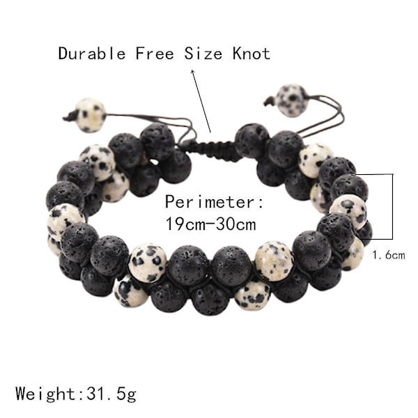 Stræk Armbånd Armbånd Til Kvinder Smukt Armbånd Charm Perler Armbånd Natursten Armbånd Justerbart Armbånd Energi Armbånd Stress Armbånd
