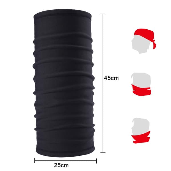 Vinterhalsduk i elastiskt material, mångfunktionell, vindtät, utomhus