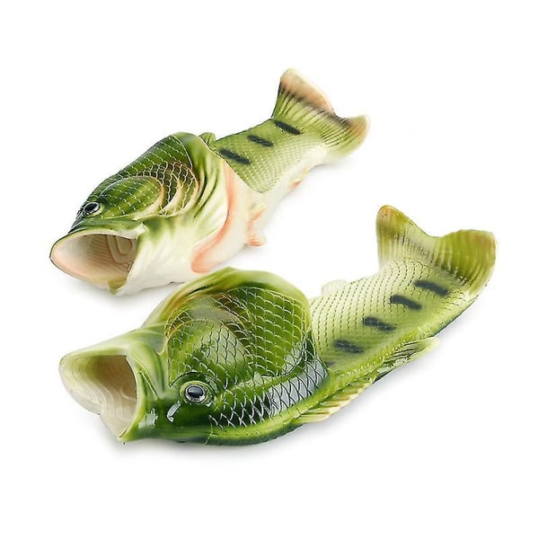 Fisk Flip Flops - De originale fisketøfler green 36-37