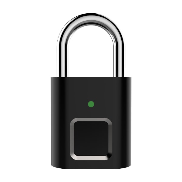 Fingeravtrycksgardinlås Ip65 Smart Dörrlås Vattentätt Digitalt Säkerhetslås Bärbart Fingeravtrycksgardinlås USB Nyckellöst lås