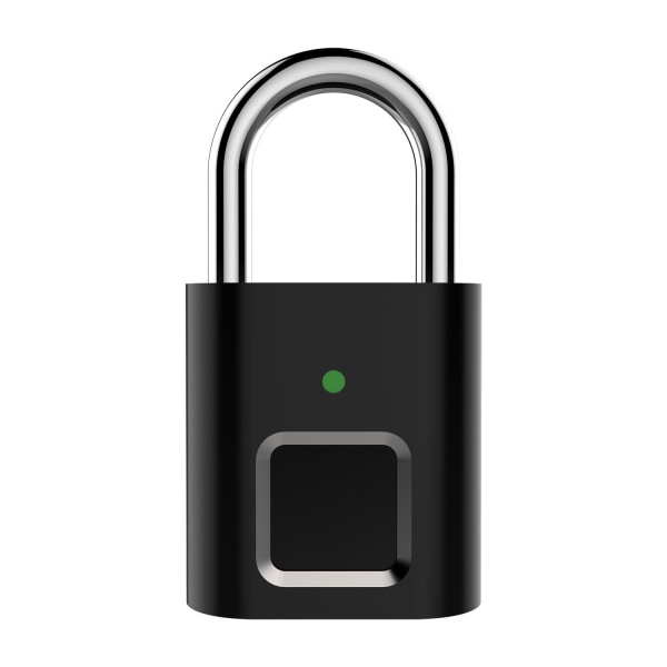 Fingerprint Gardin Lås Ip65 Smart Dørlås Vandtæt Digital Sikkerhedslås Bærbar Fingerprint Gardin Lås Usb Nøglefri Lås