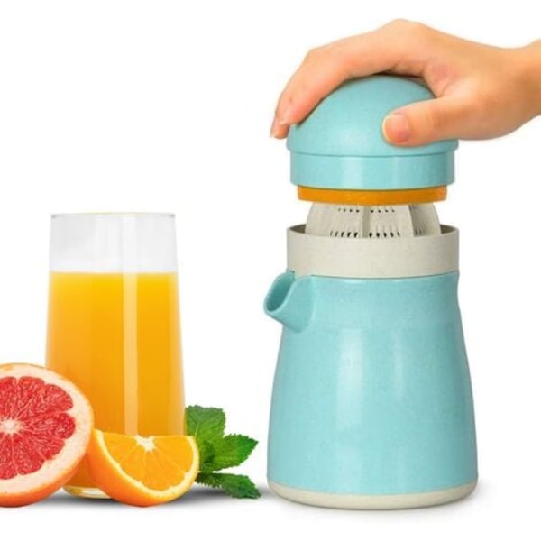 Manuel Citruspresser, 450ml Citronpresser Dobbeltfunktionel Manuel Frugtpresser, Manuel Frugtpresser til Citroner/Lime/Appelsin/Grapefrugt