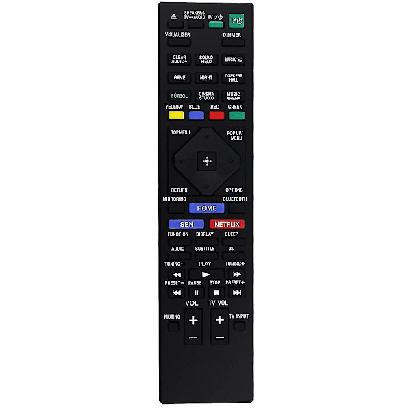 Udskiftning -ADP118 Fjernbetjening til Blu-Ray Disc DVD BDV-N7200W BDV-N5200W BDV-N9200W BDV-N7200WL BDVN9200W BDVN9200 Black