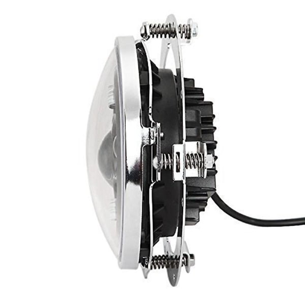 7 tuuman LED-ajovalot + 4,5 tuuman sumuvalot 7 tuuman kiinnitysrenkaalla Harley Touring Electra Glide Road King Street Glide -malleihin Black
