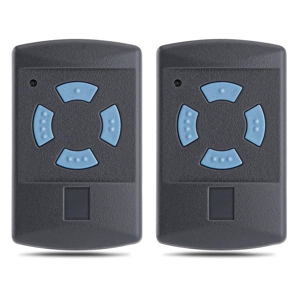 2-pack garagedörrsfjärrkontrollsändare för HSM4-868 HSE2-868 HS4-868 HSM2-868 868MHz Gate Op gray