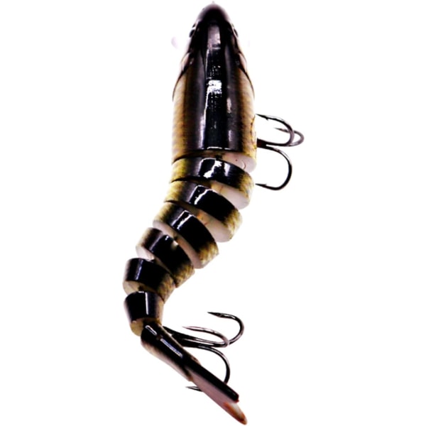 Pakke med 5 flerleddet sluk, kunstig sluk, swing sluk, brukes til å fange rovfisk