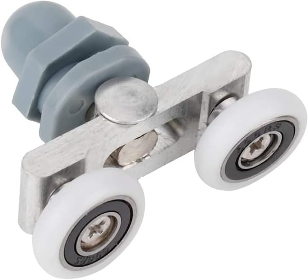 4-pack Duschdörrsrullar Hållbara Dubbla Glidande Badrumsdörrs Glashjul (23mm)
