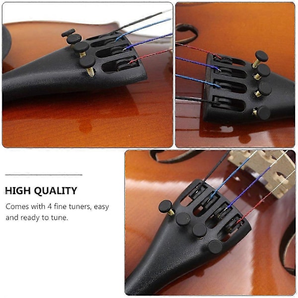 Violinstall Aluminiumlegering Violin Finjusterare Stall Instrumentdel