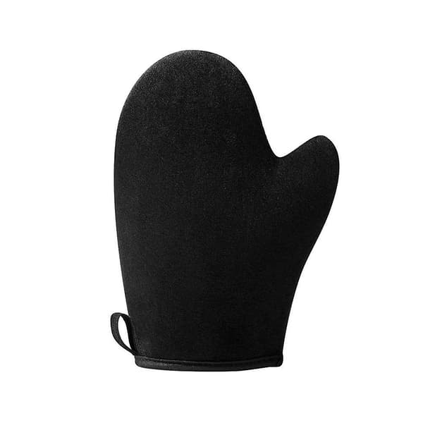 (NY) 2 stk dobbeltsidet selvbrunende eksfolierende SPA makeup-handsker genanvendelig tommelfingerhandske