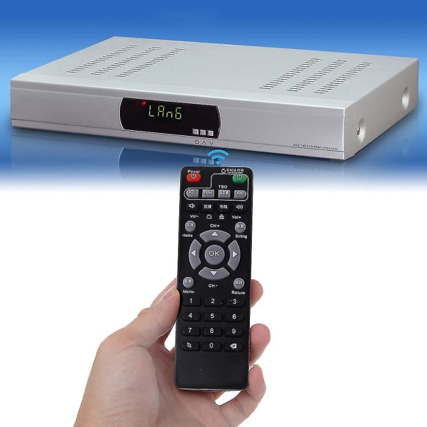 Unblock Tech Ubox TV Fjernbetjening til Smart TV Box Gen 1/2/3 Black