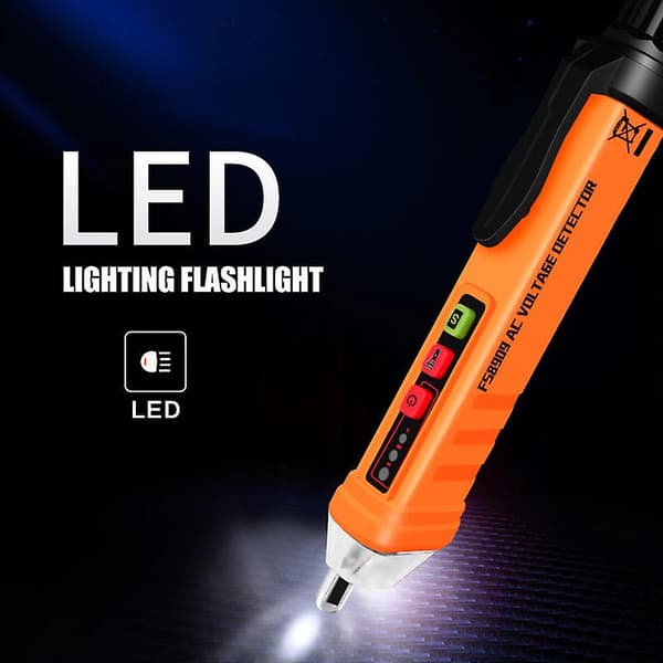 Multifunktionell LED Spänningstestare Penna Känslighet Elektrisk Testpenna Verktyg