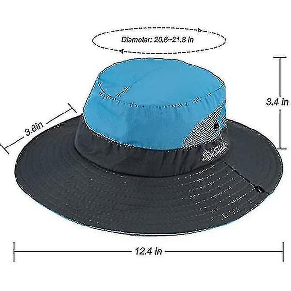 Dam Solhatt med UV-skydd, Vikbar, Mesh, Bredbrättad, Strand- och Fiskehatt