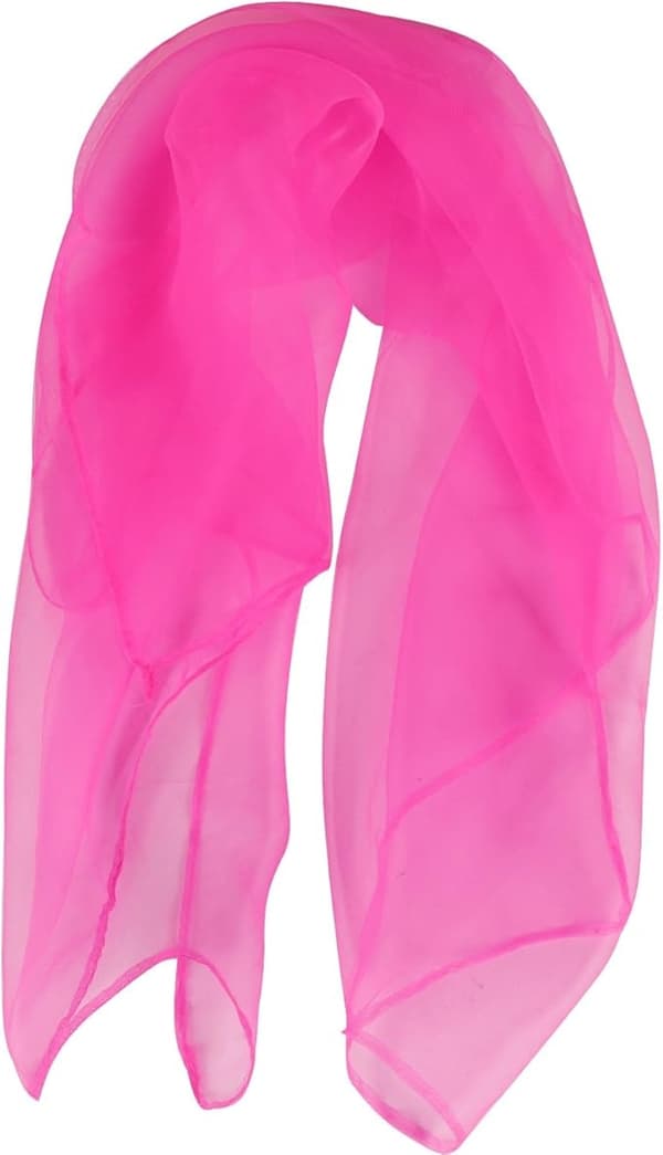 (NY) 50-talls rosa skjerf til kvinner, tilbehør for utkledning