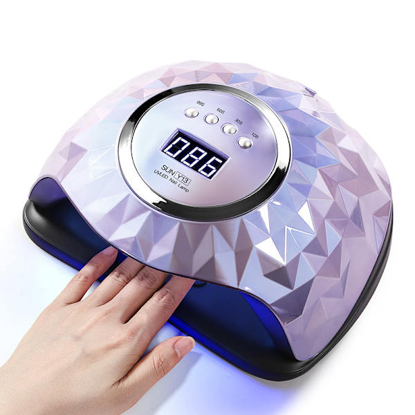 Nagellampa 60 Lamp Pärlor UV/LED Härdningslampa Dubbel Ljuskälla Nagellampa Pärlor