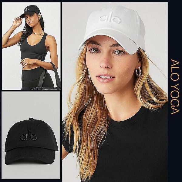 Alo Yoga Unisex Basebollkeps med Broderad Anka, Solskydd, Solhatt G