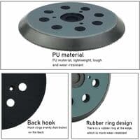 Sanding 125mm 8 Huller Sanding Discs pad5 Tommer