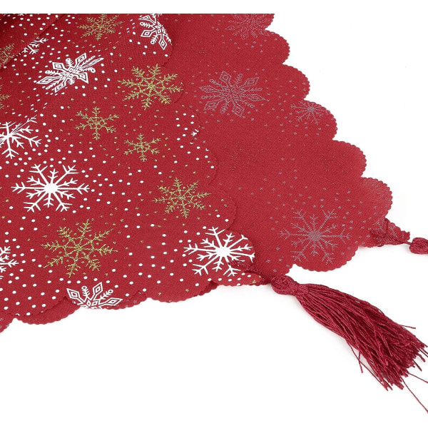 Julebordløper rød 35 x 180 cm Julebordpynt
