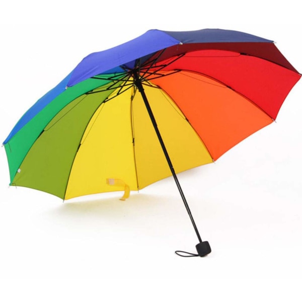 Sammenklappelig paraply, anti-UV lag vindtæt paraply, ideel til bil og rejser