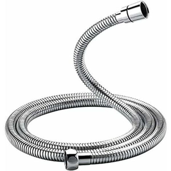 Universal bruseslange (1,5M), anti-twist og anti-knude bruseslange, rustfrit stål/krom