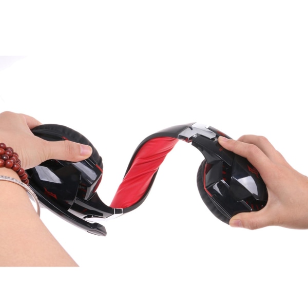 Trådbundna Headset E-gamers USB Led Light Hörlurar Hörlurar För tjejer Pojkar Sport