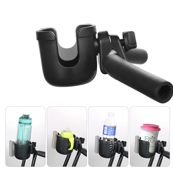 Barnevognstilbehør Barnevognsdrikkeholder, Flaskeholder Cykel Universal Barnevogn Pushevogn Drikkeflaskeholder Mælkeflaske Kaffeholder