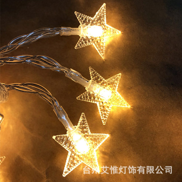 LED-ljusslingor, 6M 40 LED Varmt Vita Jul-ljusslingor
