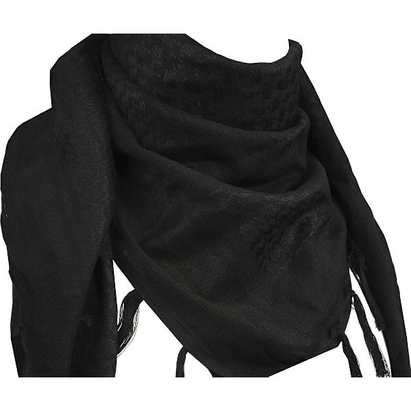 100% Bomulls skjerf Militær Shemagh Arab Taktisk Ørken Keffiyeh Tykkere Hode Hals Skjerf Wrap