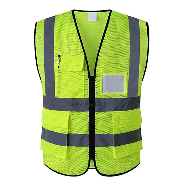 1 stk Motorcykel Refleks Tøj Sikkerhedsvest Kropssikker Beskyttelsesudstyr Trafikfaciliteter Til Racing Løbesport 5 Størrelser 1 XXXL