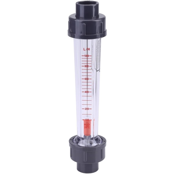 Vannstrømsmåler Transparent plastrør Type 100-1000L / H Strømningsmåler Mål Vannstrømmål LZS-15