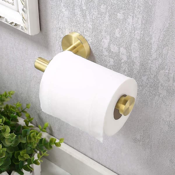 Holder Sæt Badeværelses Tilbehørssæt 2 Dele Toiletpapirholder Og Håndklæde Krog Sus304 Rustfrit Stål