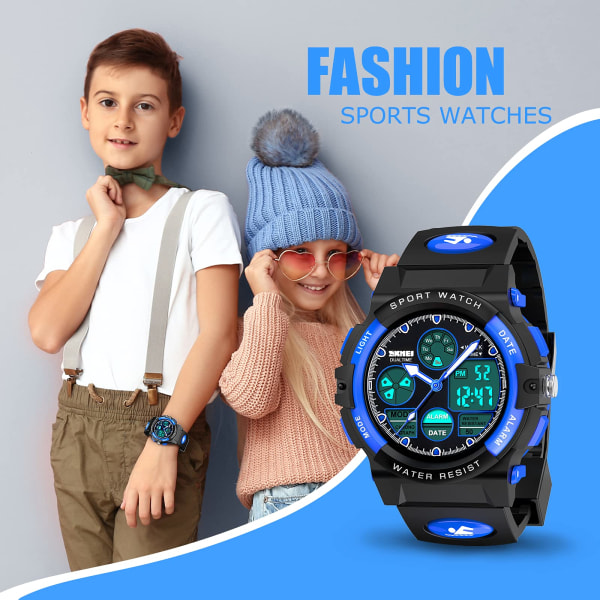 Vattentät barnklocka Digital watch för watch/pojkar för barn - populära presenter för barn