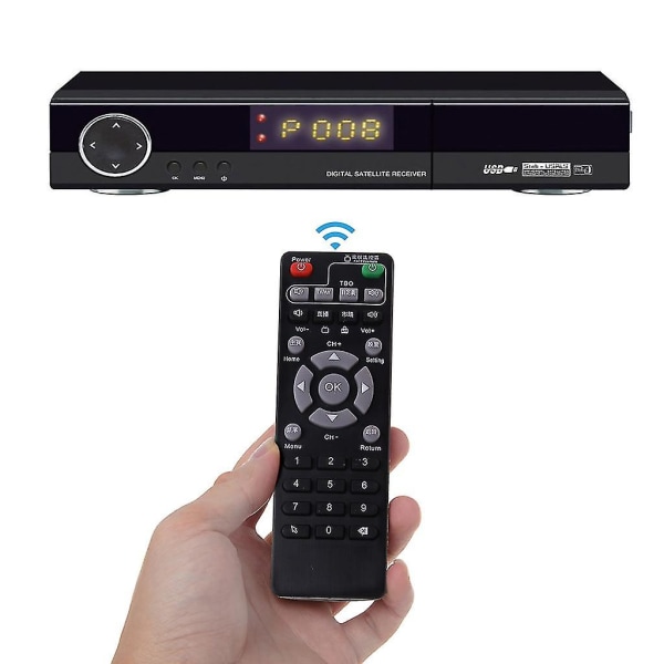 Unblock Tech Ubox TV Fjernbetjening til Smart TV Box Gen 1/2/3 Black