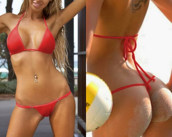G String Mini Bikini Set Sexig Baddräkt Micro BH Bikinis Underkläder För Kvinnor