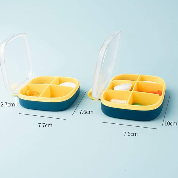 Pilleboks 7 Dager 7 Rom Plast Pilleboks Bærbar Medisindispenser