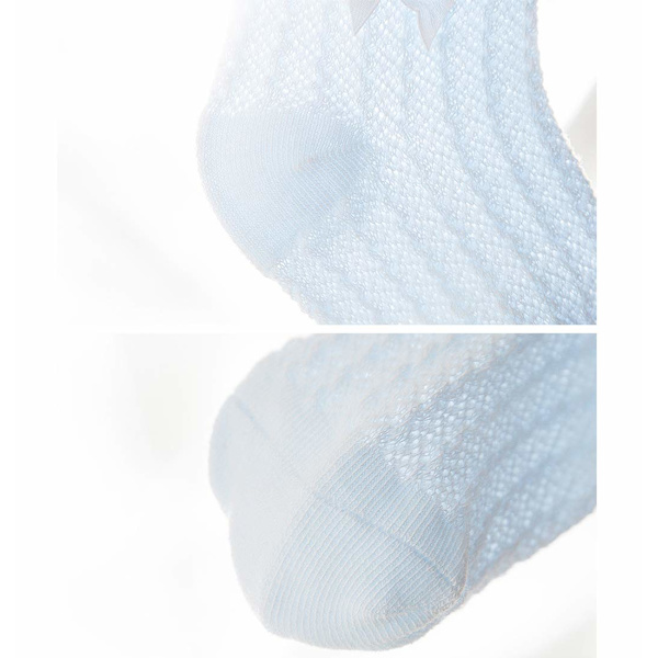 3 Par Babystrumpor med Ankel, Andningsbara Mesh-strumpor, Stretchspets, Mjuka, Söta, Bekväma för 0-5 År Gamla, Vår, Sommar, Höst