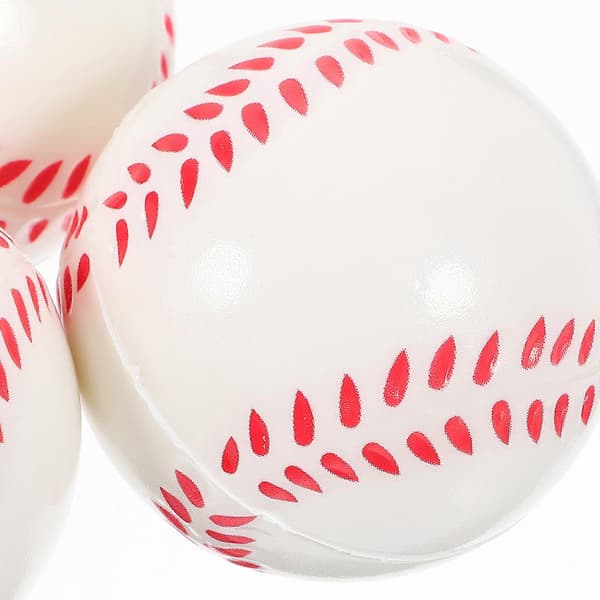 12 stk. elastiske baseballbolde, fleksible baseballbolde, småbørnsbaseballbolde, fidget-baseball, hoppebold